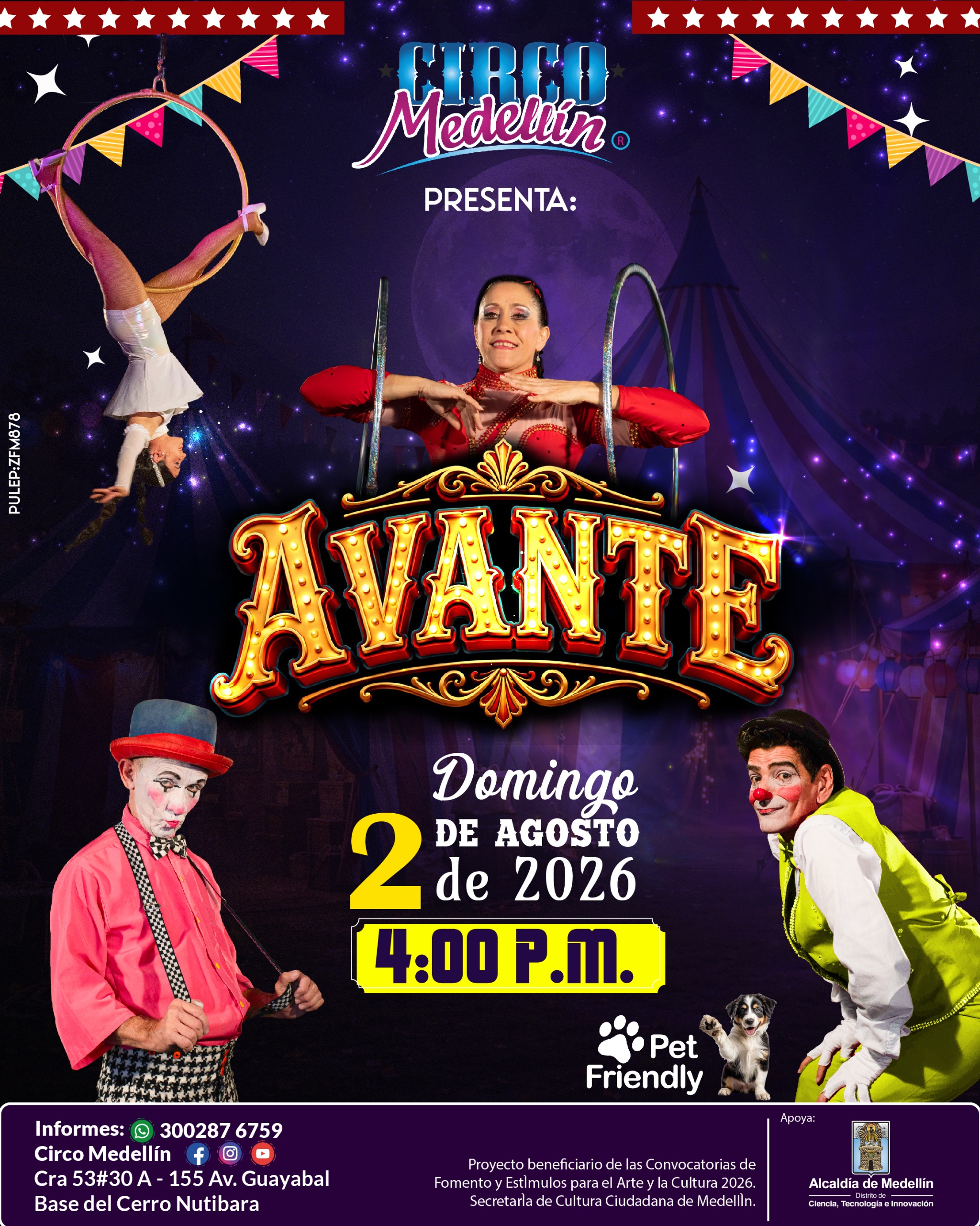 Eventos de Circo Medellín Julio 2026